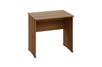 EPL 16 - 8 stůl kancelářský, dřevěná podnož, deska 18 mm, široký 800 mm, ořech světlý